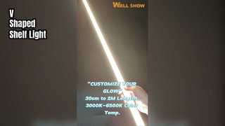 چراغ قفسه شکل V