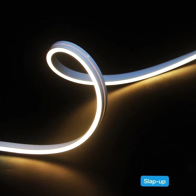 چراغ نئون LED IP65 IP67 چراغ های خم جانبی انعطاف پذیر تزئینات سیلیکونی نئون LED 0612 10 وات 24 ولت روشنایی بدون نقطه SMD2835