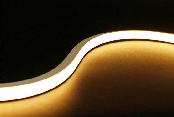 چراغ‌های LED نئون 24 ولتی RGBW Flex Strip 10W 14.4W سیلیکونی آستین سفید تزئینات فضای داخلی داخلی