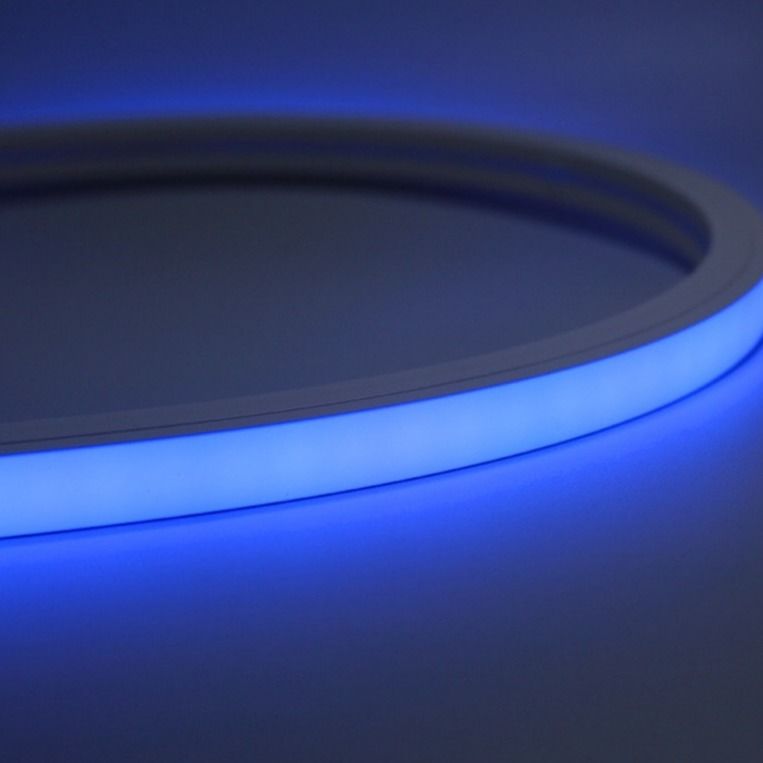 چراغ‌های LED نئون 24 ولتی RGBW Flex Strip 10W 14.4W سیلیکونی آستین سفید تزئینات فضای داخلی داخلی