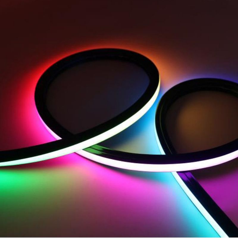 RGB LED Neon Strip Light Flexible 24V 1616 Silicon Home Decoration 12W