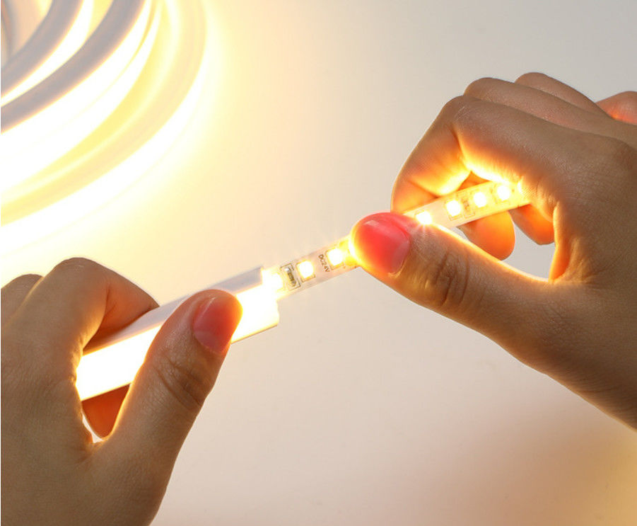 24 ولت 8 وات 3000K فلکس LED نور نواری نئون تزئینی IP65 IP67