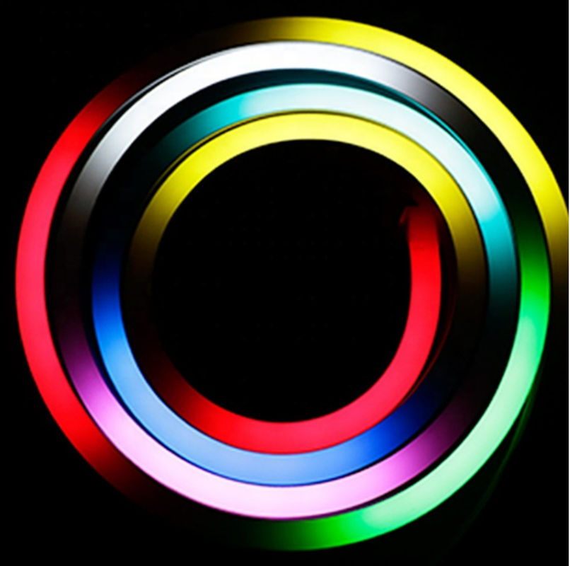 3000K LED نوار نئون انعطاف پذیر 24V 14W 1616 RGB تغییر رنگ