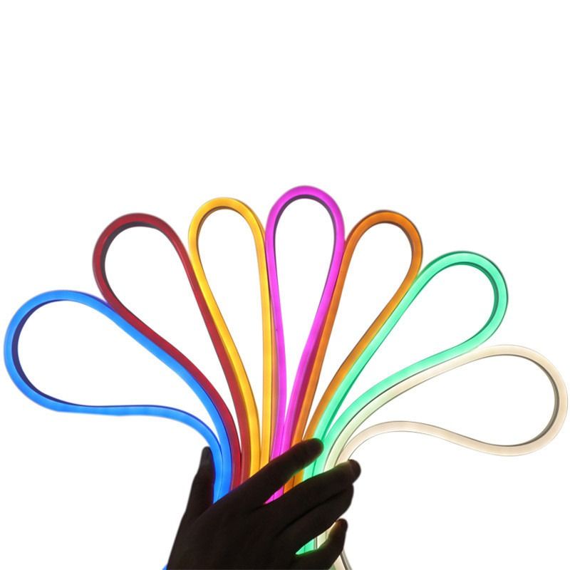 5M 12V IP68 RGB نور نواری انعطاف پذیر نئون در فضای باز SMD منظره کریسمس سفارشی
