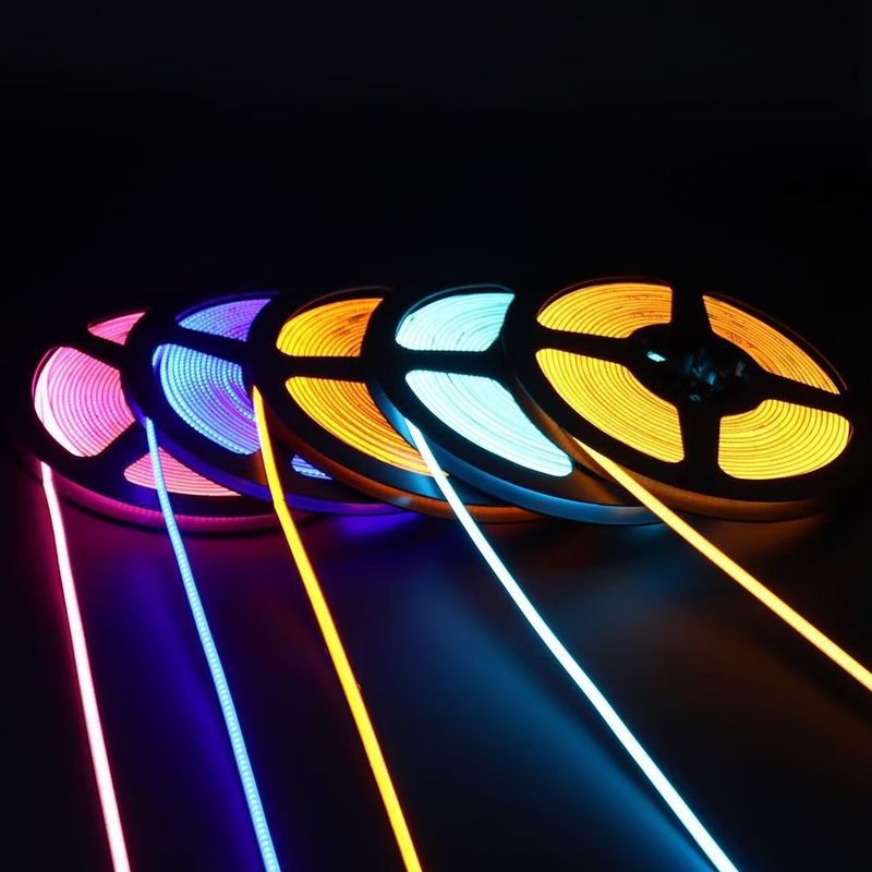 Ultra 4mm COB LED Strip 480leds/M 4000k 8W Decor indoor