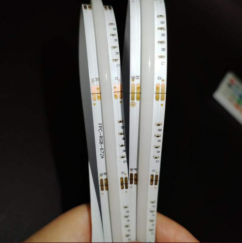 دکور داخلی RGBW نواری COB DC 24V با چگالی بالا 14.4W 4000K