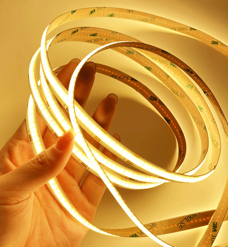 دو رنگ LED COB Light 24V تغییر گرم سفید سرد سفید 12W