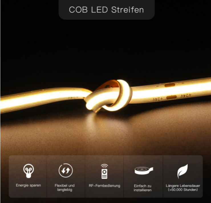 IP20 IP65 LED COB Light Thyristor Dimmable Double Change Color 24V 14.4W