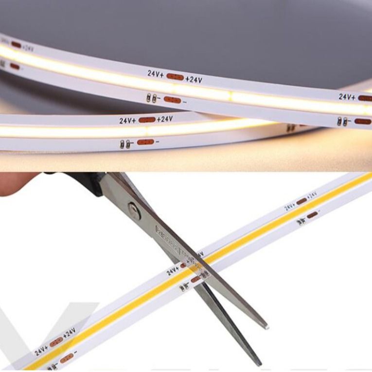 DC 24V LED COB Light 14.4W قابل برش قابل انعطاف برای تزئین
