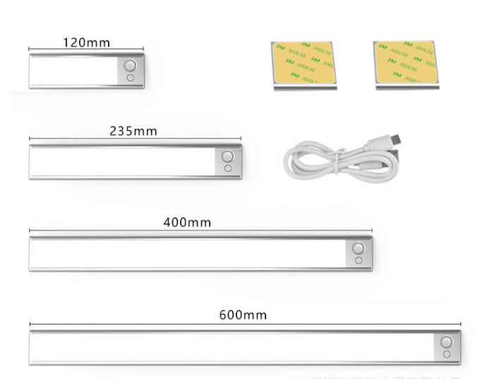 چراغ‌های نواری LED قابل تنظیم 3 رنگ زیر کابینت با سفید گرم 2700K سفید نرم 3000K