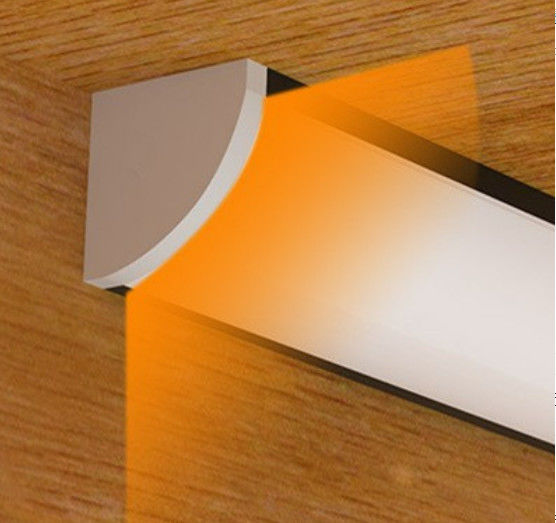 چراغ های LED نوع 16x16 میلی متر V برای زیر قفسه ها نور نوار سخت اکستروژن آلومینیومی با مغناطیسی