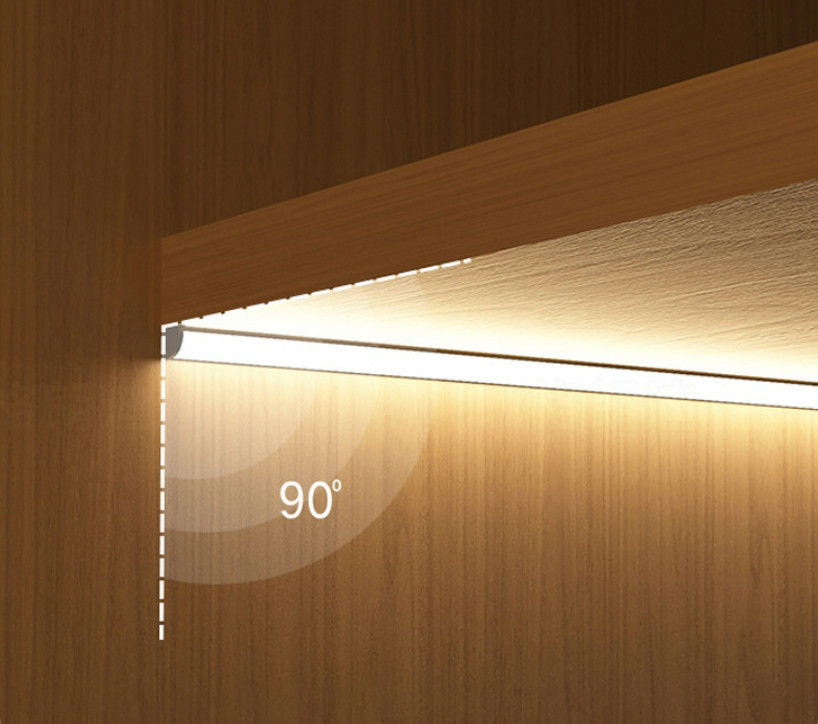 سوپرمارکت V نوع LED زیر کابینت نوار روشنایی 24V 6500K 14.4W