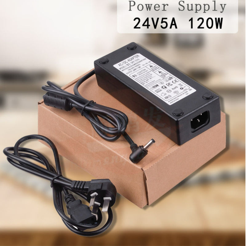 منبع تغذیه 5A ماژول LED میز منبع تغذیه LED DC 12 ولت منبع تغذیه مشکی برای چراغ های نوار LED