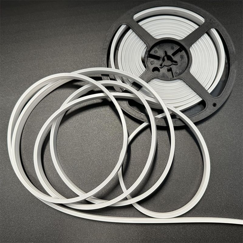 نور نوار نئون سیلیکونی ضد آب DC 12V 24V IP65 درجه حرارت دوتایی رنگ