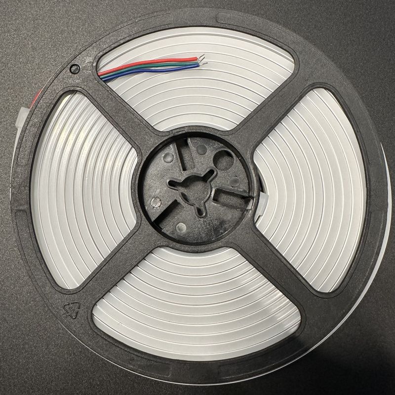 نورپردازی انعطاف پذیر نئون 12V/24V 240LED/M 1800K~6500K دمای رنگ
