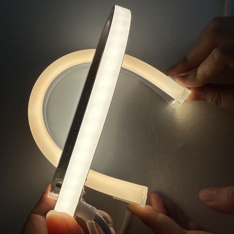 1010 1212 1616 1220 led Bright Neon درخشان نور لوله سیلیکونی زاویه پرتو 120 درجه
