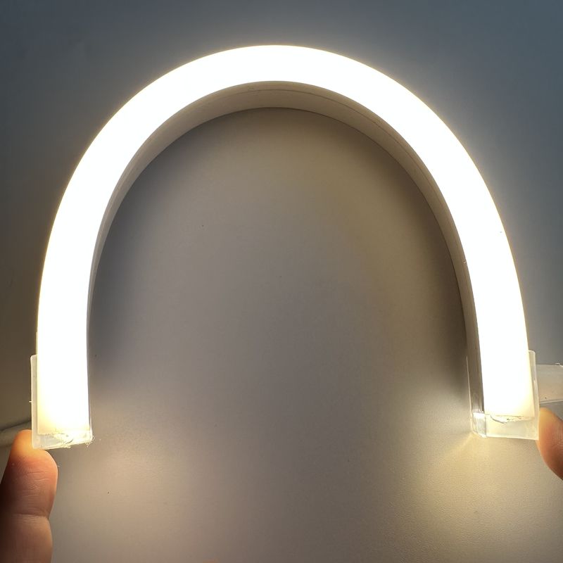 چراغ LED نوار نئون سیلیکونی IP65 12 ولت / 24 ولت RGBW DMX512 نور خطی انعطاف پذیر 12 وات