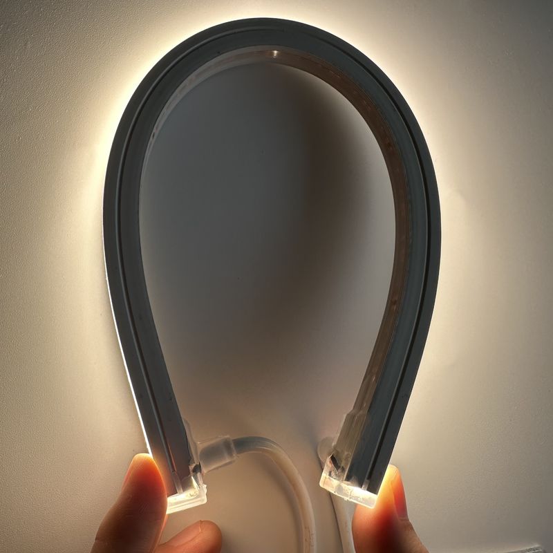 چراغ LED نوار نئون سیلیکونی IP65 12 ولت / 24 ولت RGBW DMX512 نور خطی انعطاف پذیر 12 وات